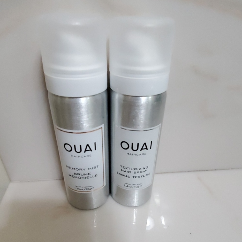 Ouai texturizing spray and memory mist